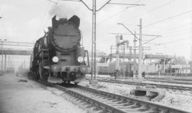 Parowóz Ty51 na stacji Chełm, 27.09.1986. Fot. J. Szeliga. Numer...